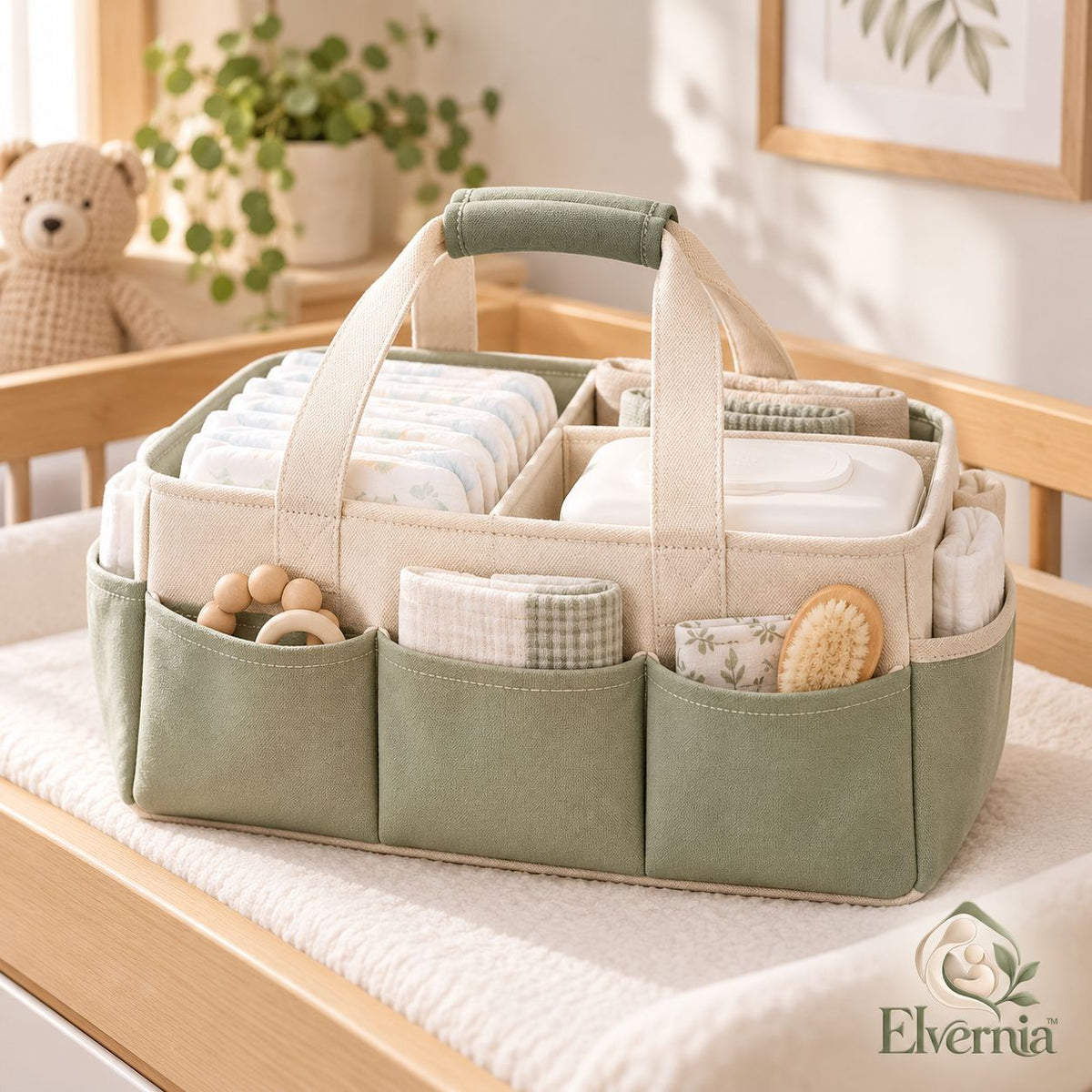 Diaper Changing Organizer